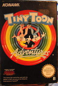 Tiny Toon Adventures (1992) Nintendo NES (cartuccia, scatola) classico funzionante 8 bit