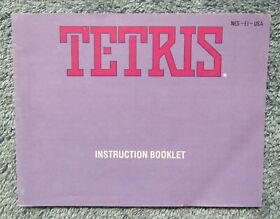TETRIS Instruction Manual   No Game   NES Nintendo