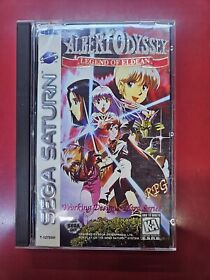 Albert Odyssey: Legend of Eldean (Sega Saturn, 1997) With Registration Card
