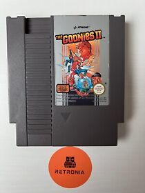 The Goonies 2 Nintendo Nes Game Cart PAL versione britannica con manica testata