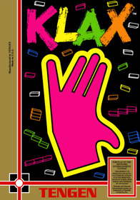 Klax NES Nintendo 4X6 Inch Magnet Video Game Fridge Magnet