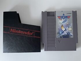 Vintage Retro Nintendo NES Top Gun Game And Sleeve UK PAL Tested And Working