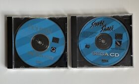 Vtg Sega CD Ecco the Dolphin & Sewer Shark Discs Only Tested 1993