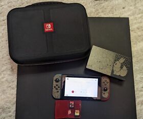 Nintendo Switch Console, All Wires And Dock, Travel Case Plus Games. No Drift!