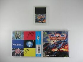Tatsujin PCEngine HuCard Taito Used Japan Import Boxed Tested Working Shooter