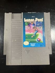 Videojuego Lunar Pool NES Nintendo sistema de entretenimiento