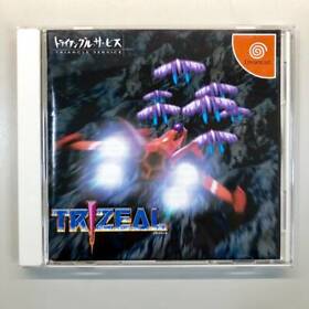 Trizeal Sega DreamCast DC Triangle Service Used Japan Shooter Boxed Tested 2005
