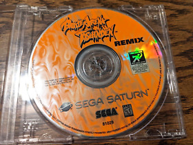 Battle Arena Toshinden Remix (Sega Saturn) Disc Only Working Game !