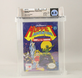Muppet Adventure Chaos at the Carnival Nintendo NES New Sealed Wata Graded 8.0 A