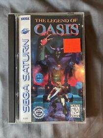 Legend of Oasis (Sega Saturn, 1996) Complete CIB -  Authentic Tested - Rare!