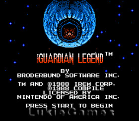 The Guardian Legend - NES Nintendo Game