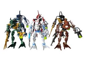 2006 LEGO Bionicle PIRAKA (8900-8905) with Light-Up Eyes and all Zamor Spheres