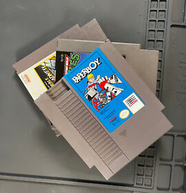 Lot of 3 Nintendo NES Video Game Cartridges Paperboy, Turtles and Marble Madness