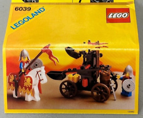 Vintage Lego instructions: Twin Arm Launcher Set: 6039 Year: 1988