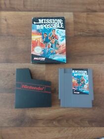 Mission: Impossible + box & sleeve - Nintendo NES - cleaned & tested