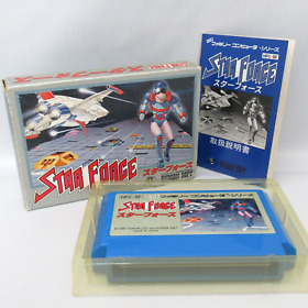 Star Force with Box and Manual [Nintendo Famicom Japanese version]