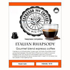 Nespresso capsules pods compatible FRESHLY ROASTED gourmet coffee RHAPSODY
