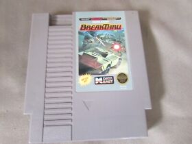 BreakThru (Nintendo NES, 1987) Cartridge And Sleeve Authentic Cleaned Tested c7