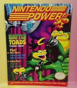 REVISTA NES SNES N64 Nintendo Power ISSUE Battletoads Rojo Octubre GB VOLUMEN 25