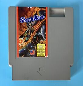 Shockwave for Nintendo NES — Tested/Working — Cartridge Only — Polished Pins