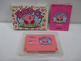 NES -- HOSHI NO KIRBY Yume no Izumi -- Box. Famicom, JAPAN Game Nintendo. 13321