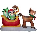 Gemmy 8' Airblown-Toy Story w/Sleigh Disney Christmas Inflatable Scene