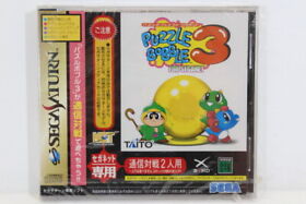 Puzzle Bobble 3 For Seganet NET Sega Saturn SS Japan Import Pre-owned Sealed