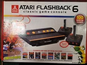 Atari Flashback 6 Classic Game Console - Black/Orange