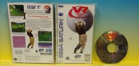 VR Golf 97 Sega Saturn Game Working Tested Complete case + manual 