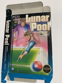 Lunar Pool Nintendo NES solo caja