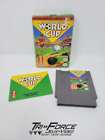 Nintendo World Cup Soccer NES Authentic Game Cart Free shipping !