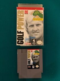 Greg Norman’s Golf Power NES Nintendo Entertainment System with Box Vintage