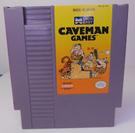 NES - Caveman Games (Nintendo Entertainment System, 1990) Authentic & Tested