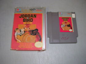 JORDAN VS BIRD (Classic Nintendo NES) Game & Box, No Manual
