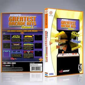 Dreamcast Custom Case - NO GAME - Midway's Greatest Arcade Hits Volume 1