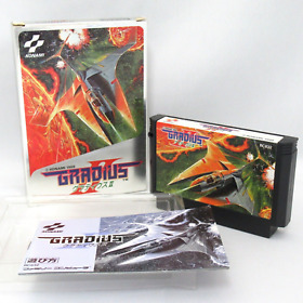 Gradius II  with Box and Manual [Nintendo Famicom Japanese ver.]