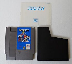 Paperboy (Nintendo Entertainment, 1986) Paper Route NES Game & Manual