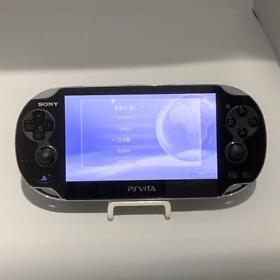 Sony PS Vita PlayStation PCH-1100 Black Console Working Tested