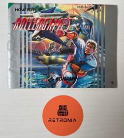 Giochi Rollergames Nintendo NES Manuale di istruzioni di gioco versione UK