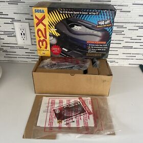 Sega Genesis 32X Console Add-On System in Box TESTED Open Box