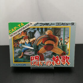 [Used] CAPCOM TATAKAI NO BANKA Boxed Nintendo Famicom Software FC from Japan