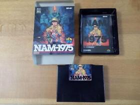 Used SNK 1991 NAM 1975 Neo Geo AES Action / Fighting Japanese Retro Game 