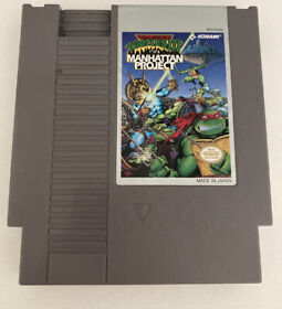 Teenage Mutant Ninja Turtles III Manhattan Project Video Game, NES Console,1985