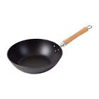 Joyce Chen Professional Series 11.5-Inch Cast Iron Stir Fry Pan with Maple
