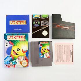 PAC Man + Box & Manual - Nintendo NES - Tested & Working - Free Postage