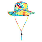 New Jacobson Hat Company Adult Tie Dye Boonie Hat with Chin Cord