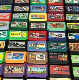 Nintendo Famicom Games NES region JP pick and select retro vintage game Mario