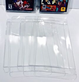 5 Box Protectors for PSP PLAYSTATION PORTABLE Clear Custom Display Cases Boxes