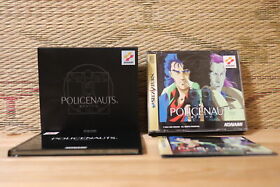 Policenauts Ltd ver w/reg card Sega Saturn SS Japan Very Good Condition!