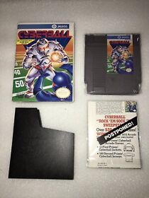 Cyberball Nintendo Cart Boxed Poster NES 1992 Boxed